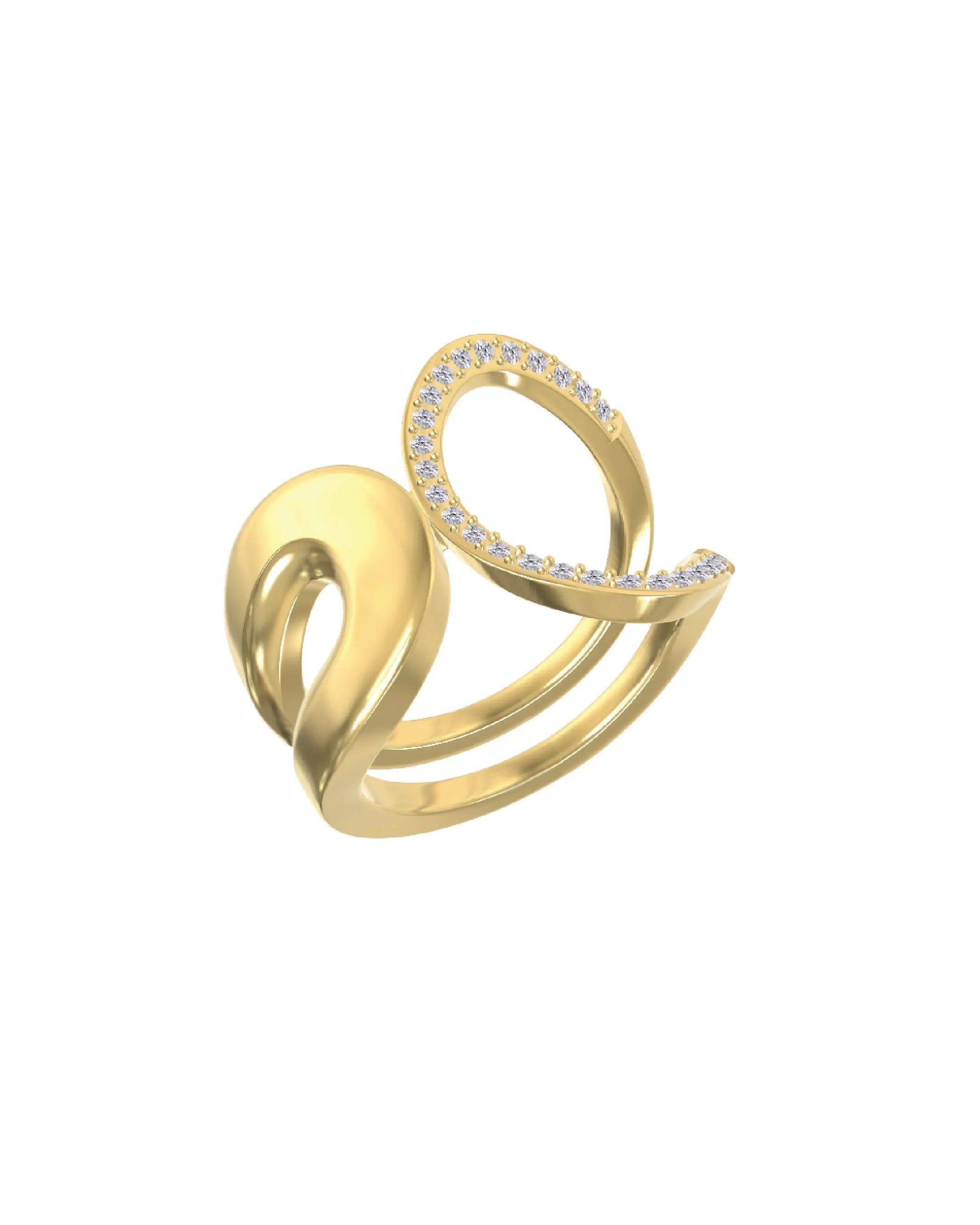 Plie Ring Gold Edblad NZ