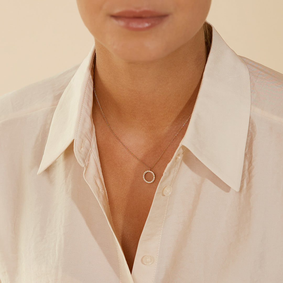 Glow Necklace Gold Edblad NZ
