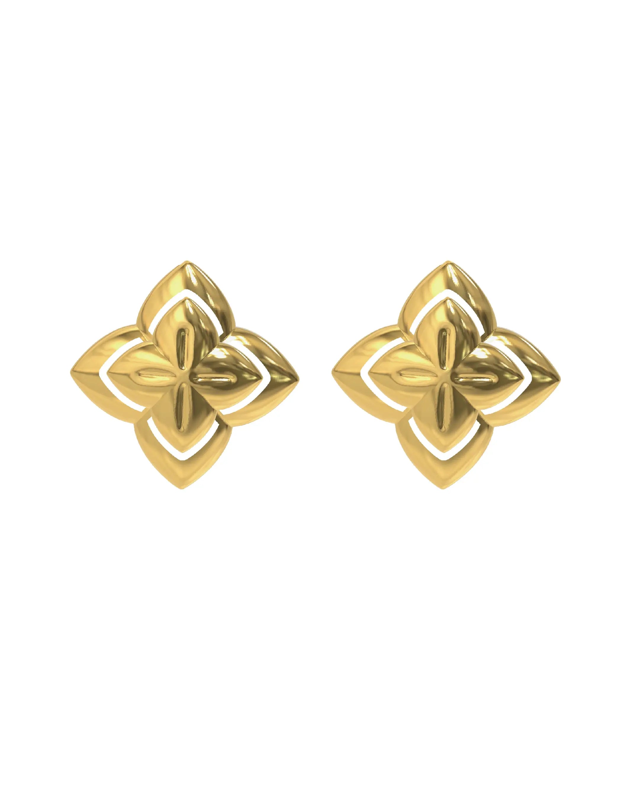 Scala Studs L Gold Edblad NZ