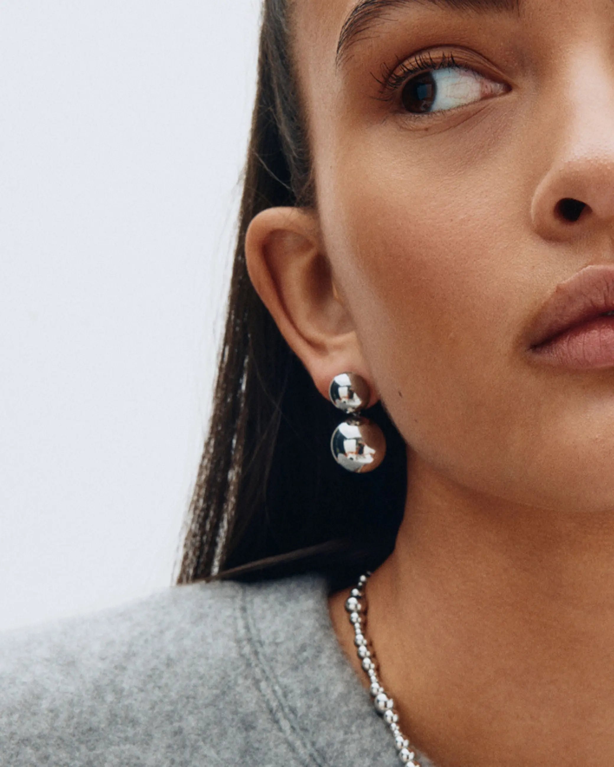 Sphere Earrings S Steel Edblad NZ