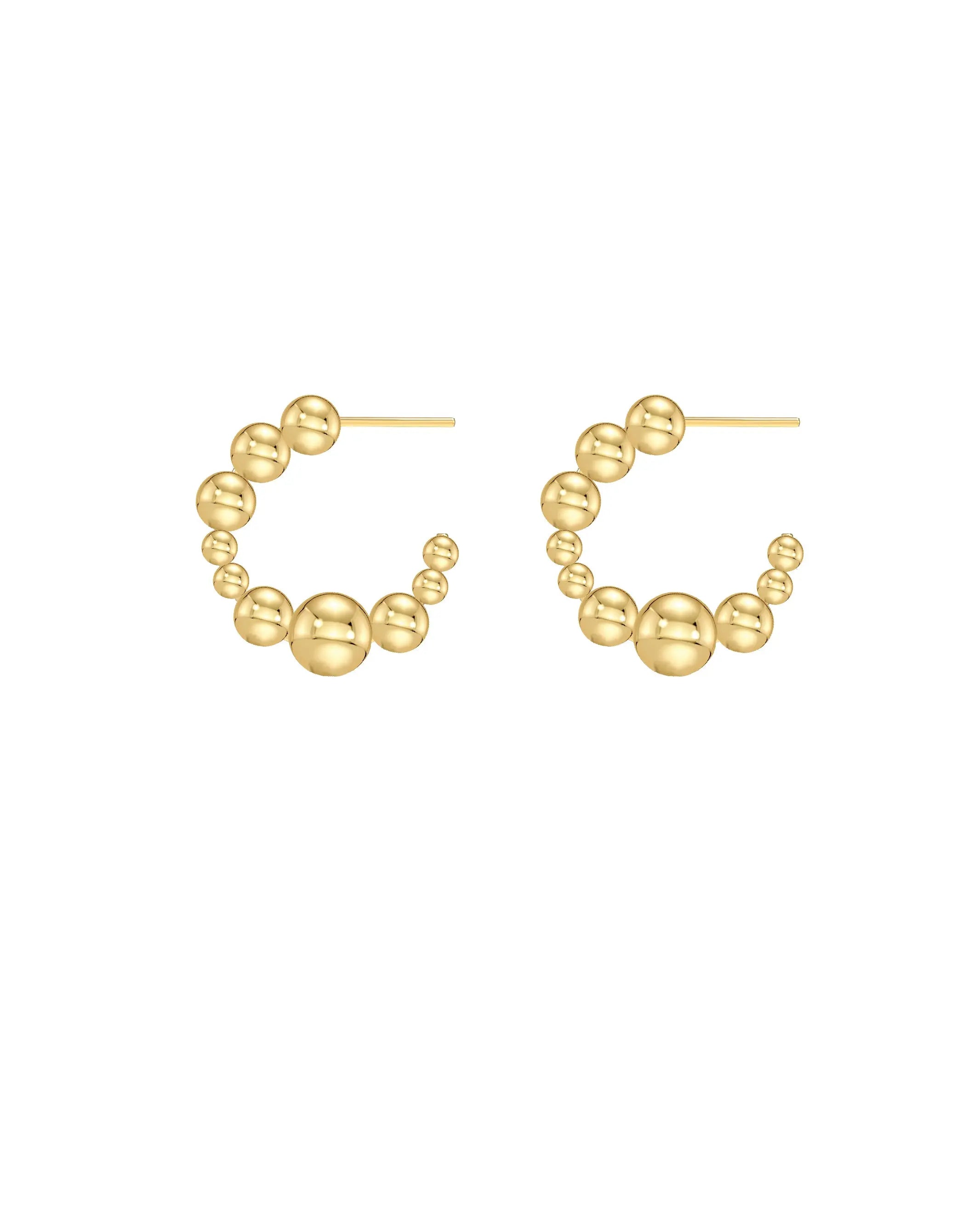 Sphere Hoops Gold Edblad NZ