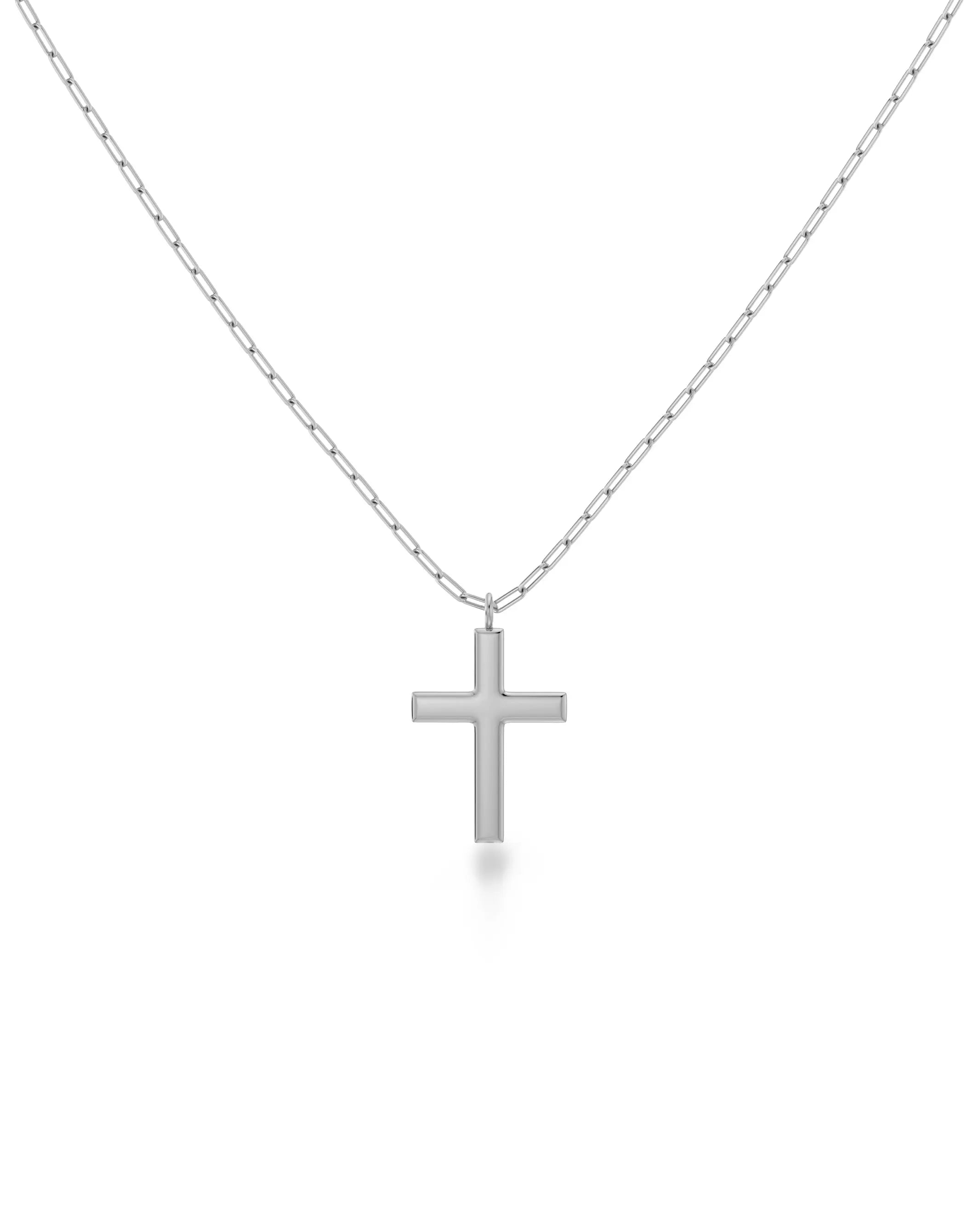 Spirit Cross Necklace Silver Edblad