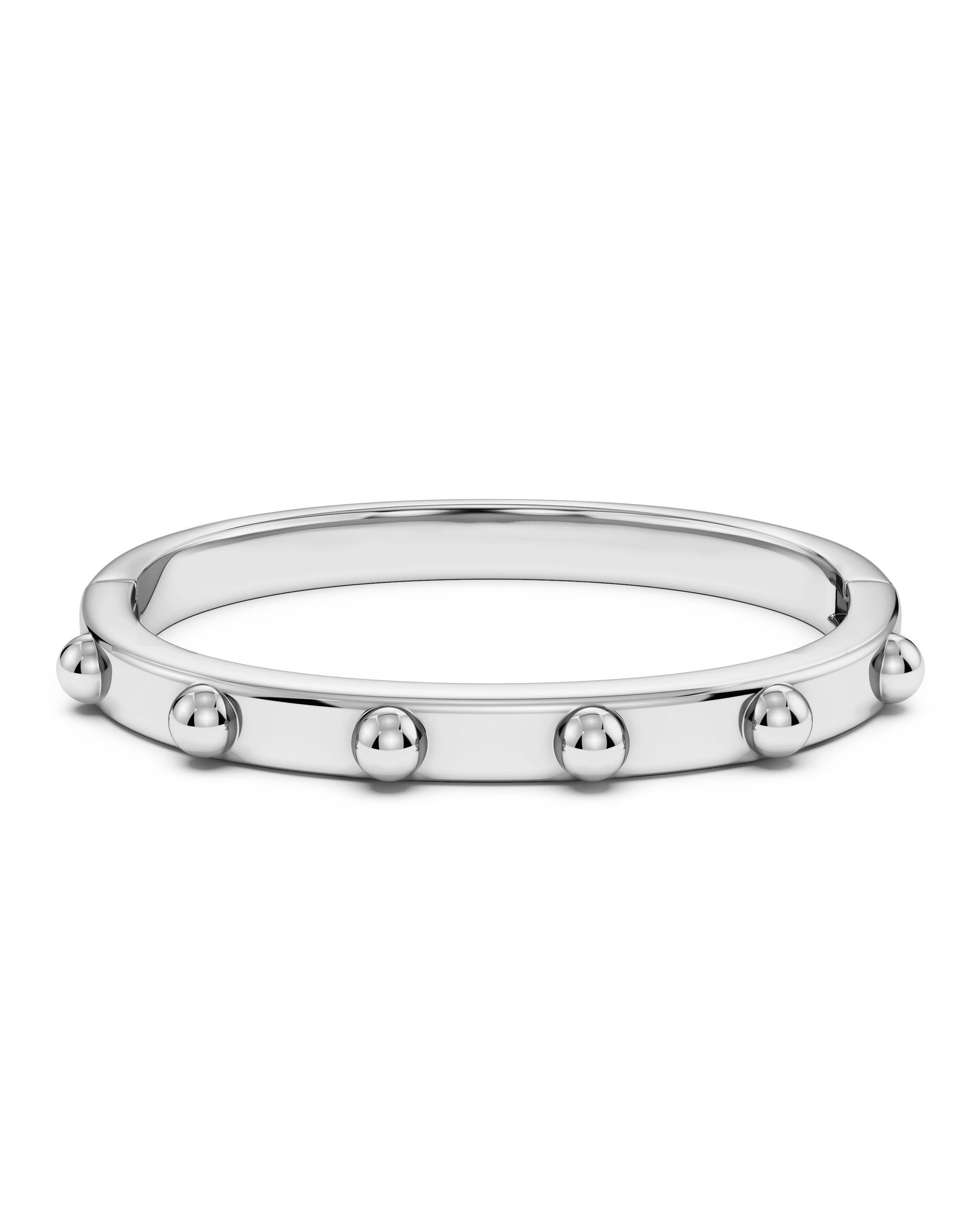 Stud Bangle Silver