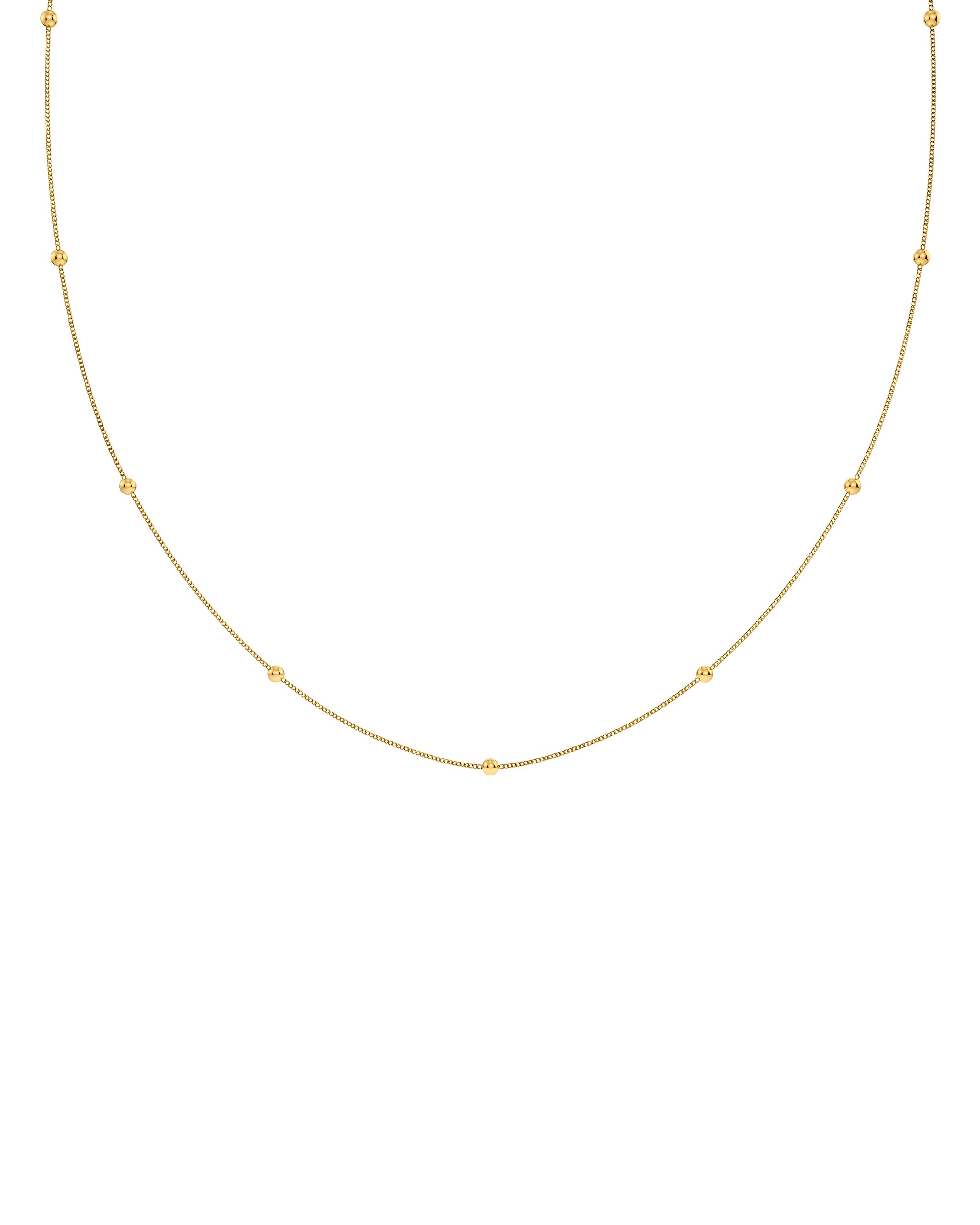 Stud Necklace Gold