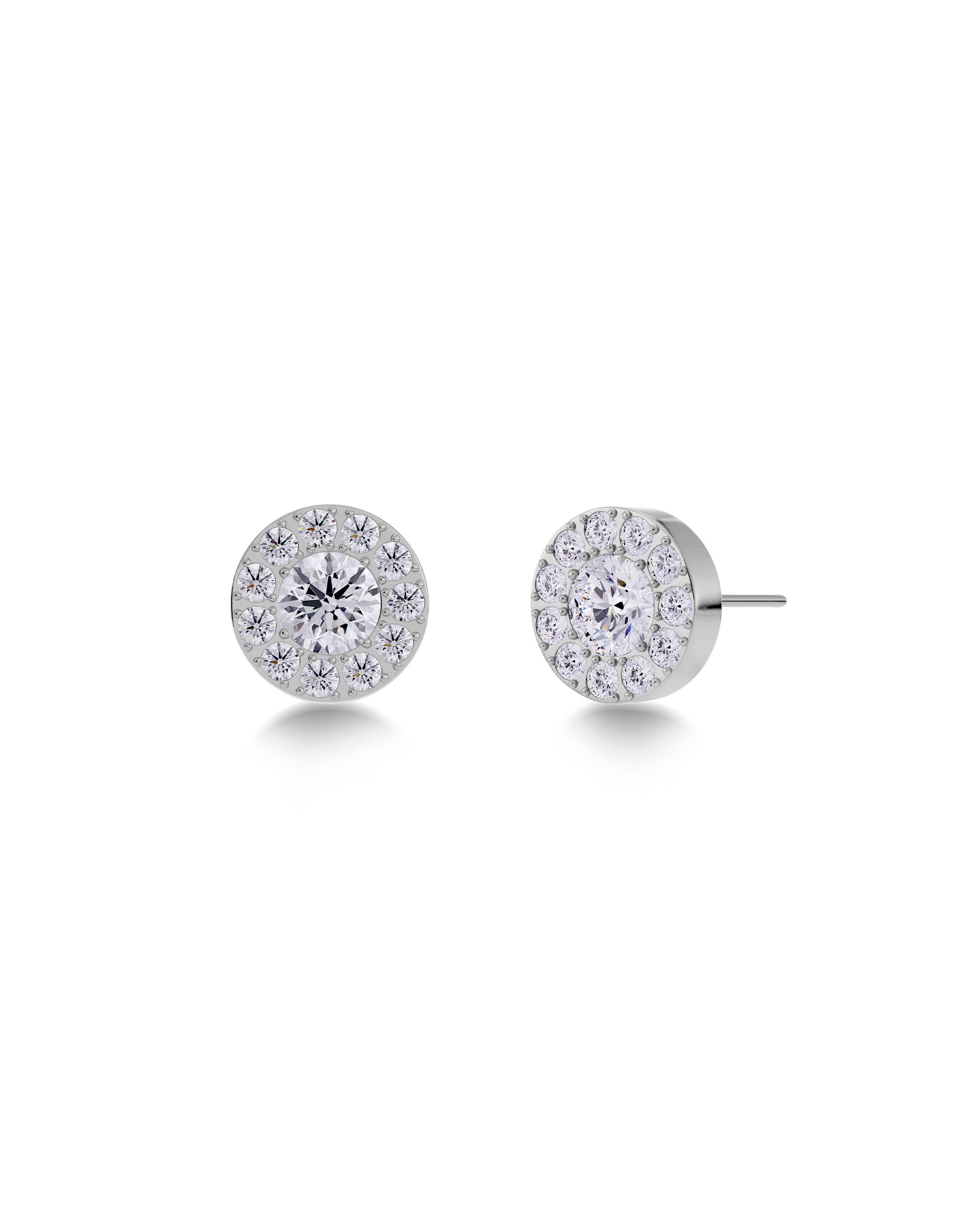 Thassos Studs Silver