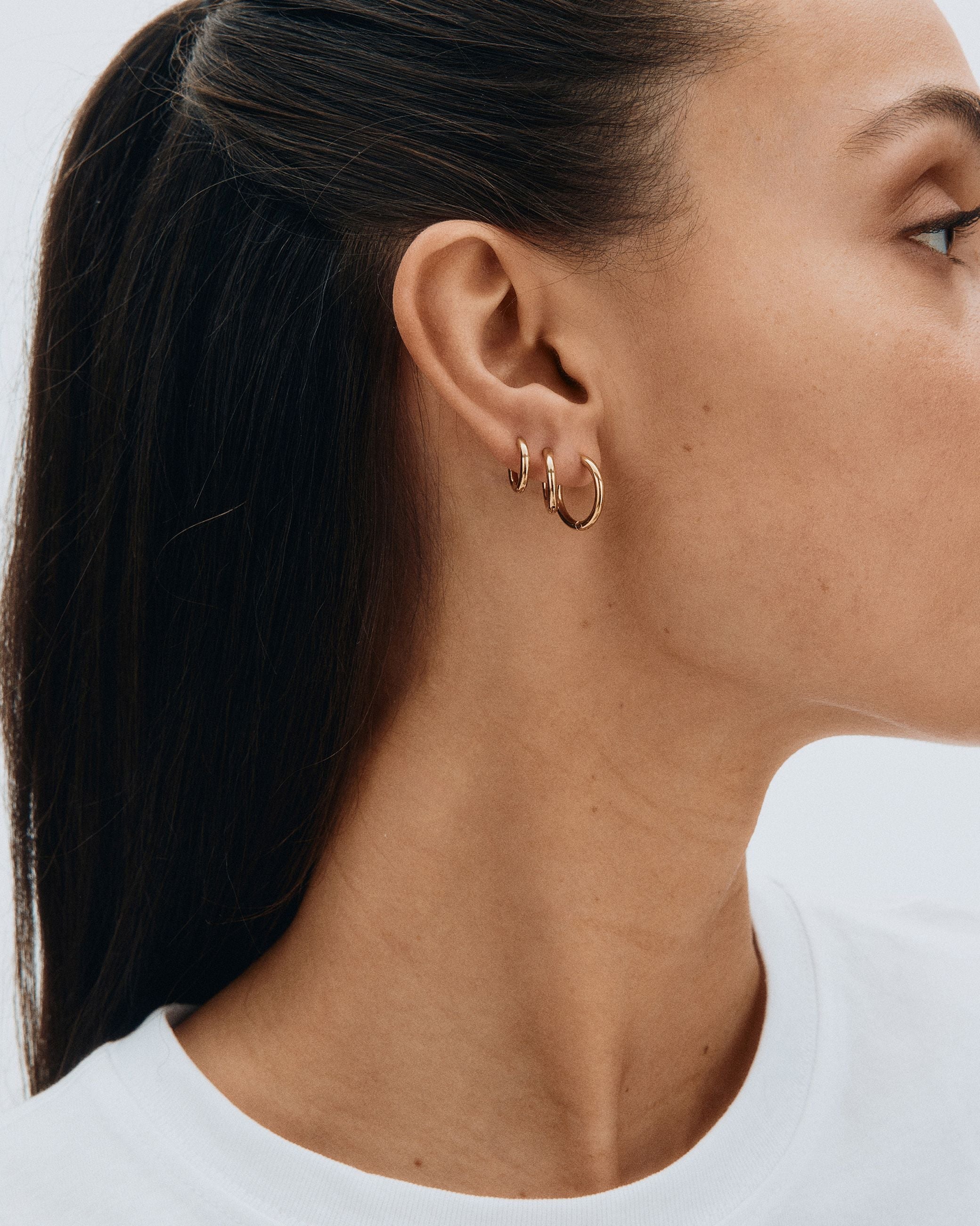 Triple Pair Hoops Gold Edblad NZ