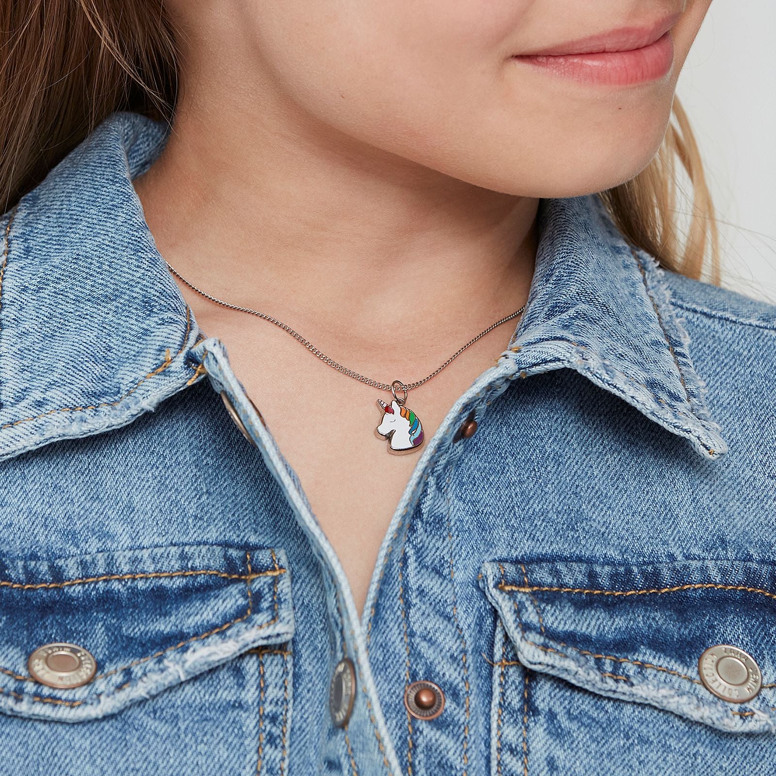 Unicorn Silver Charm