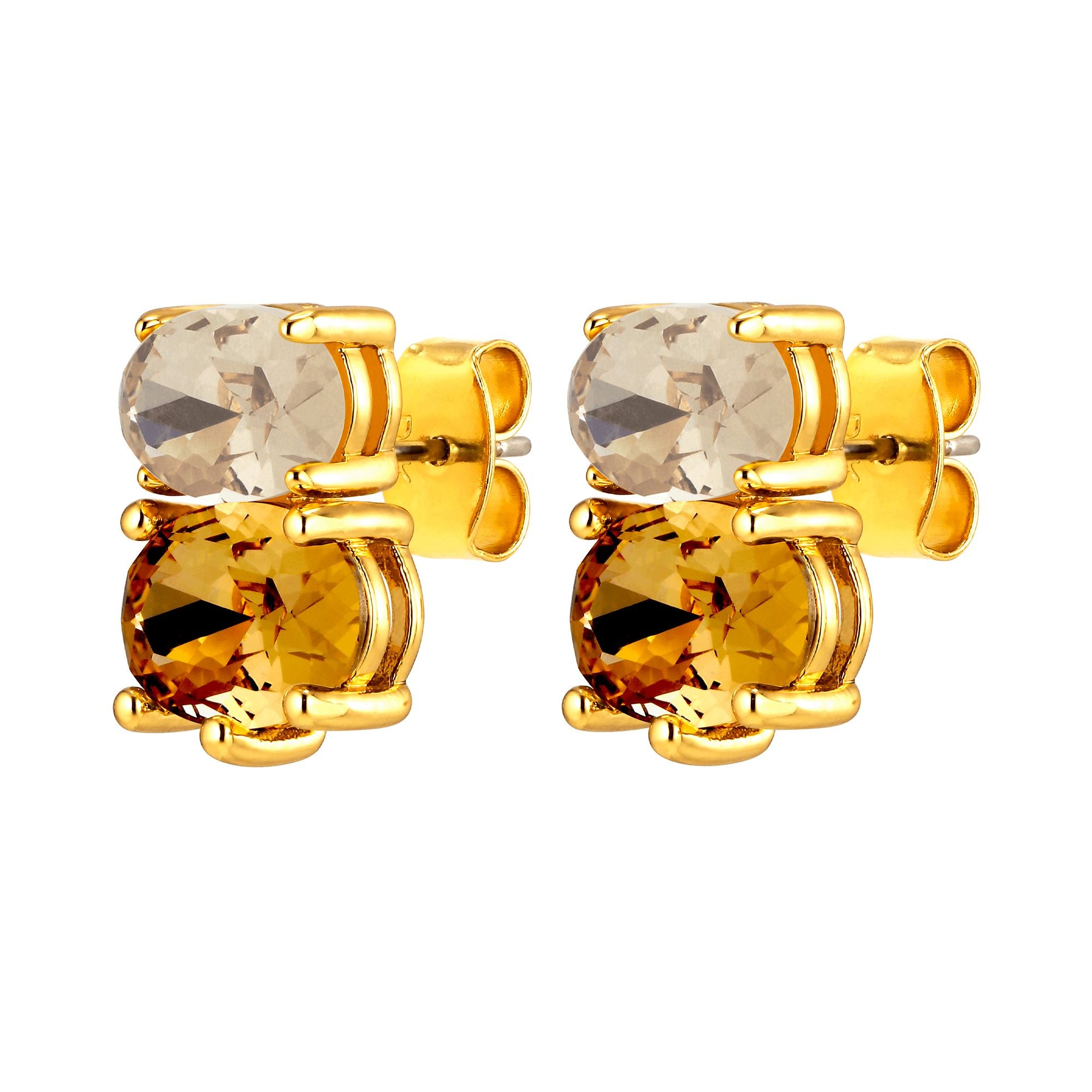 Nerida Gold Stud Earrings – Golden