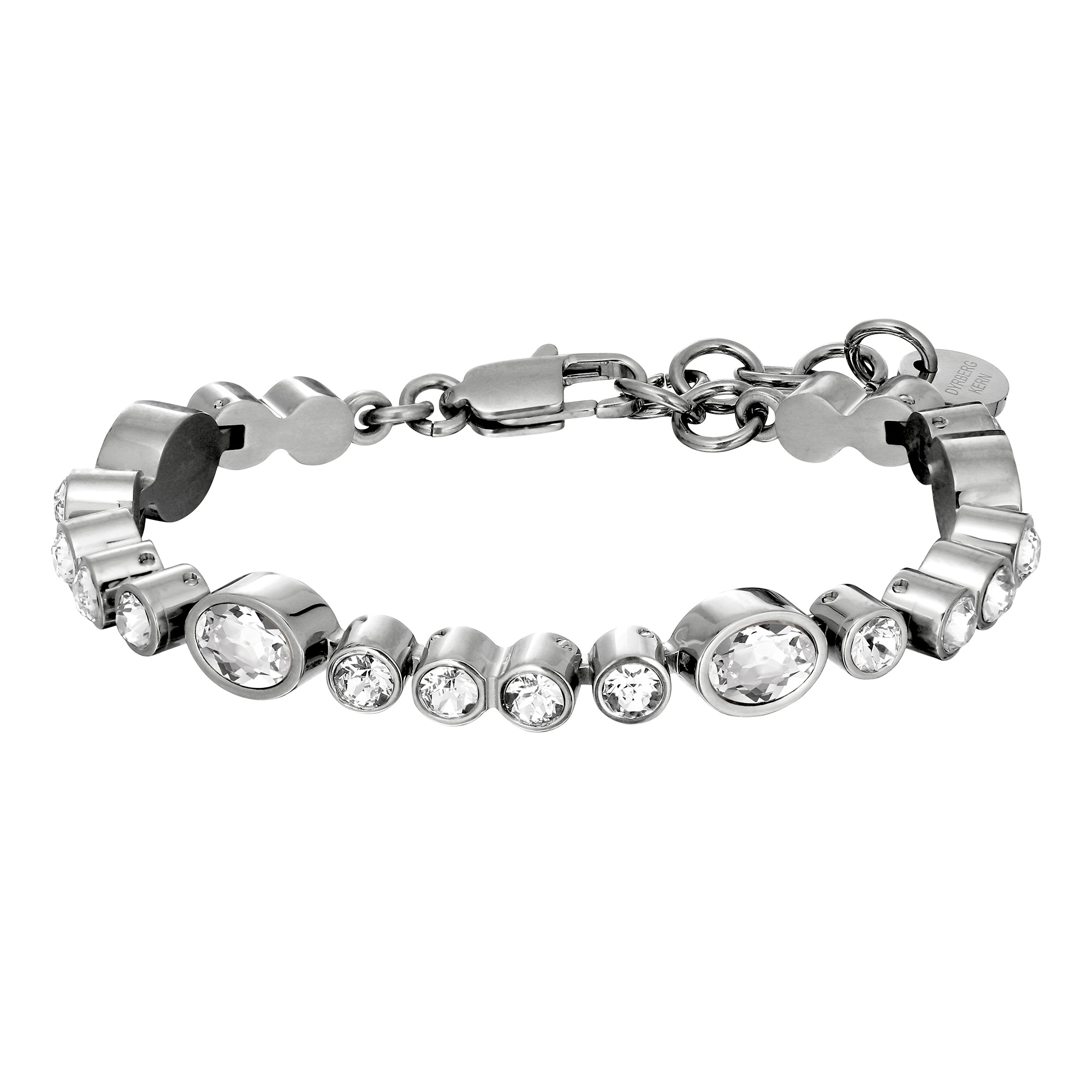 Sophia Silver Tennis Bracelet – Crystal