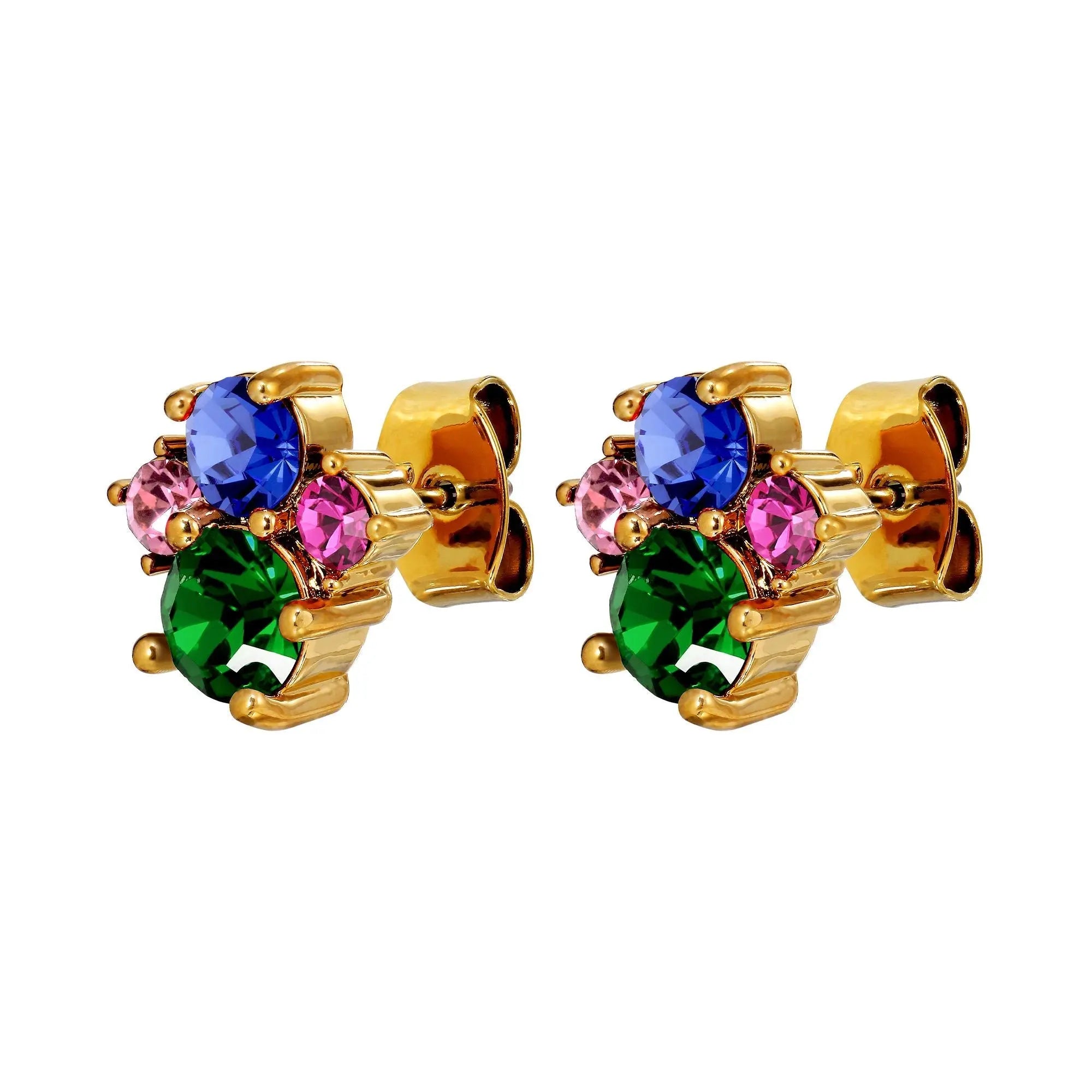 Billis Gold Earrings - Rainbow - Dyrberg/Kern NZ