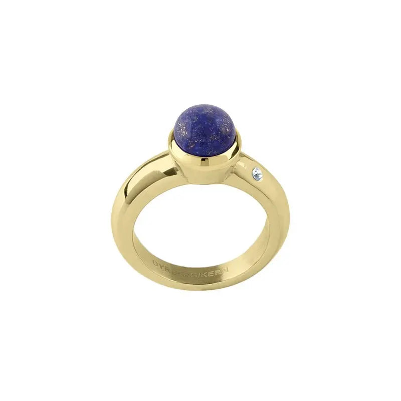 Bud Gold Interchangeable Ring Topper - Tiger Eye - Dyrberg/Kern NZ