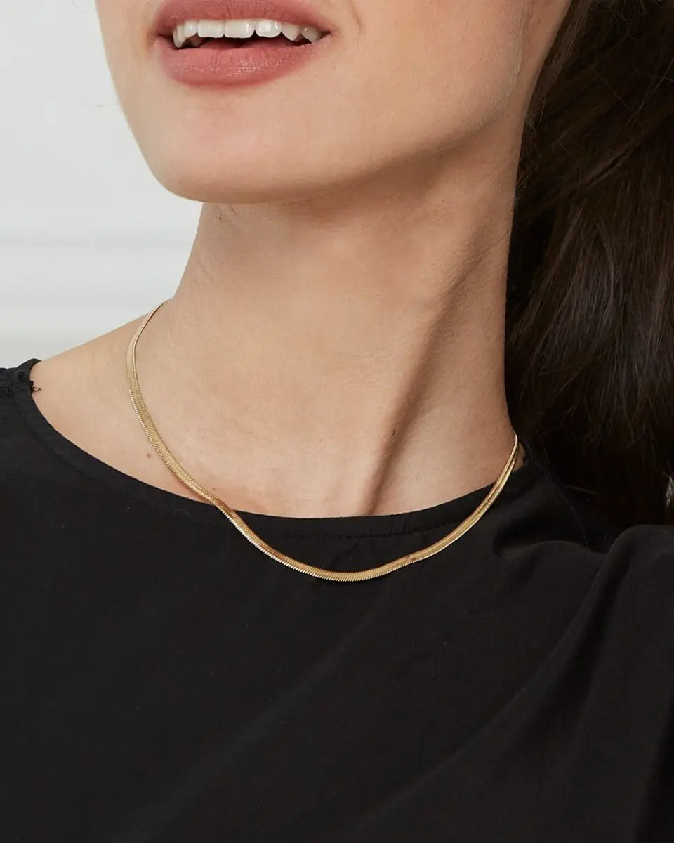 Herringbone Chain 40 cm Gold Edblad