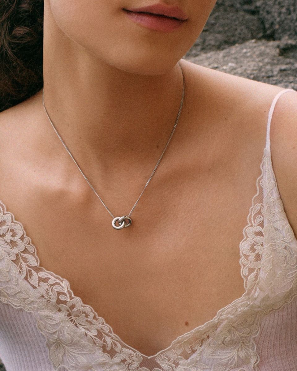 Chunky Eternal Silver Necklace