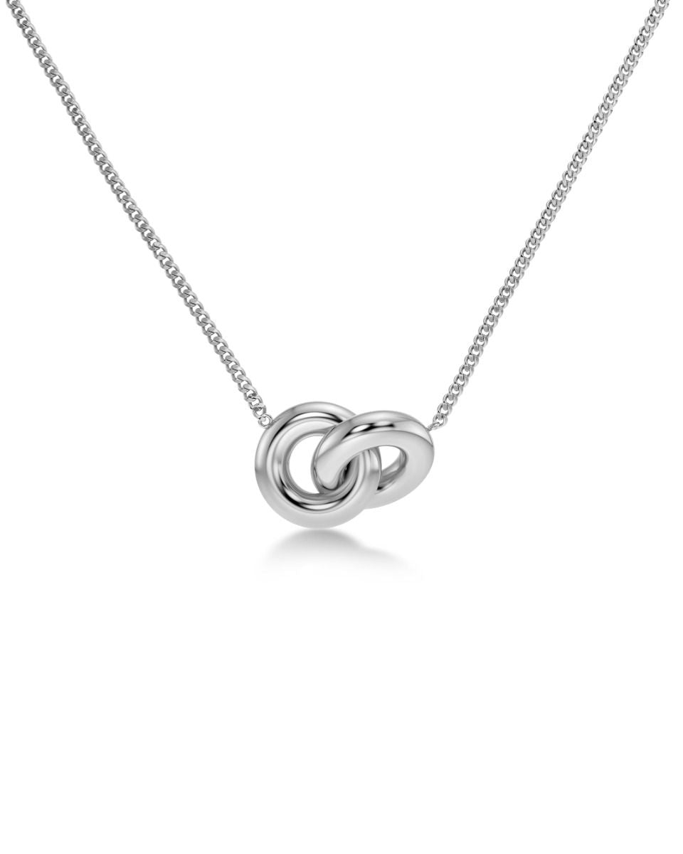 Chunky Eternal Silver Necklace