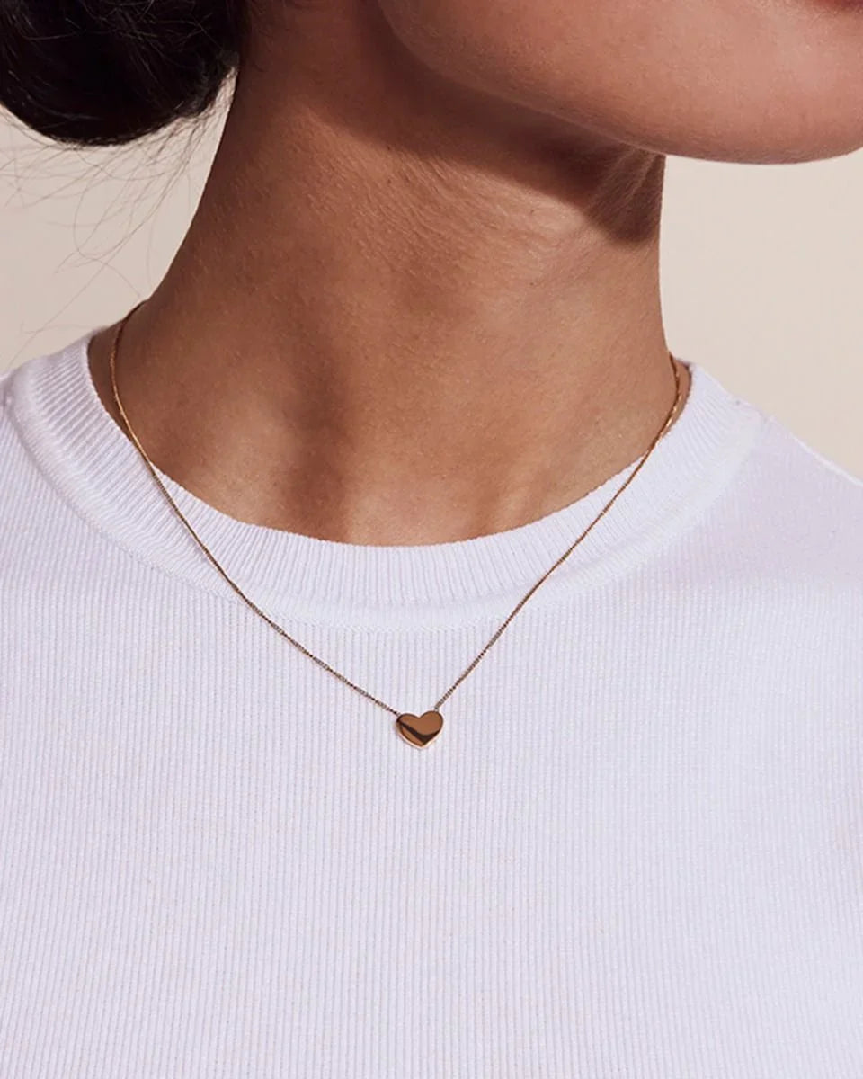 Pure Heart Necklace Gold Edblad NZ