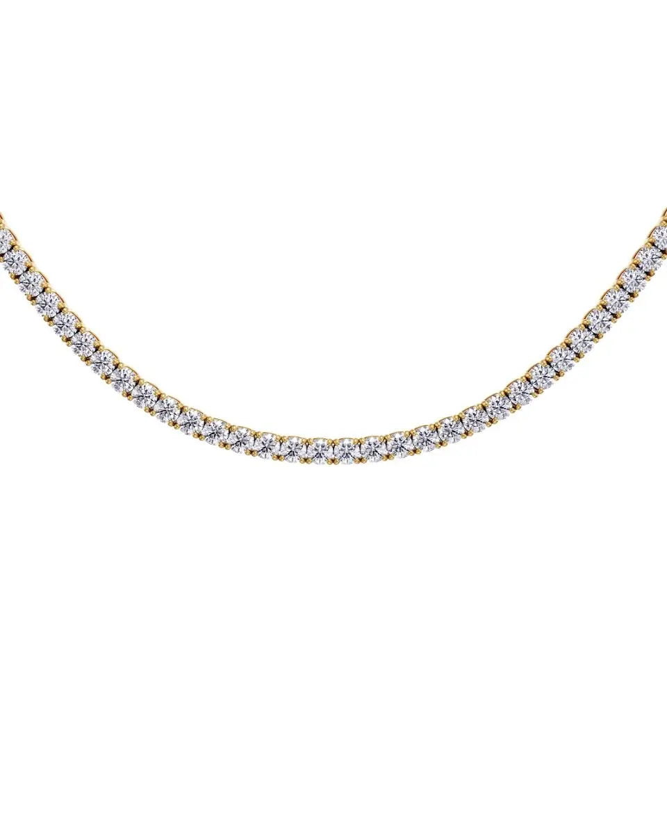 Tennis Necklace Gold Edblad