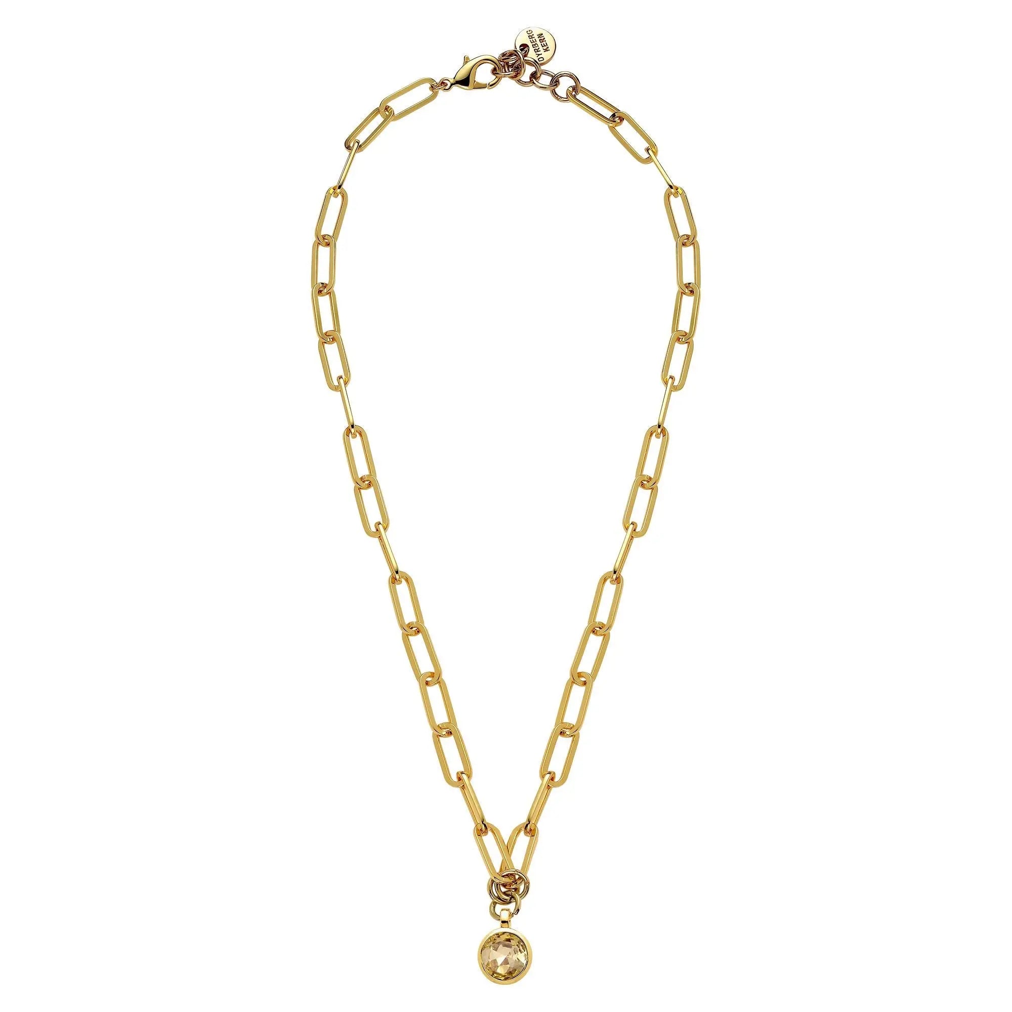Lisanna Gold Necklace - Golden - Dyrberg/Kern NZ