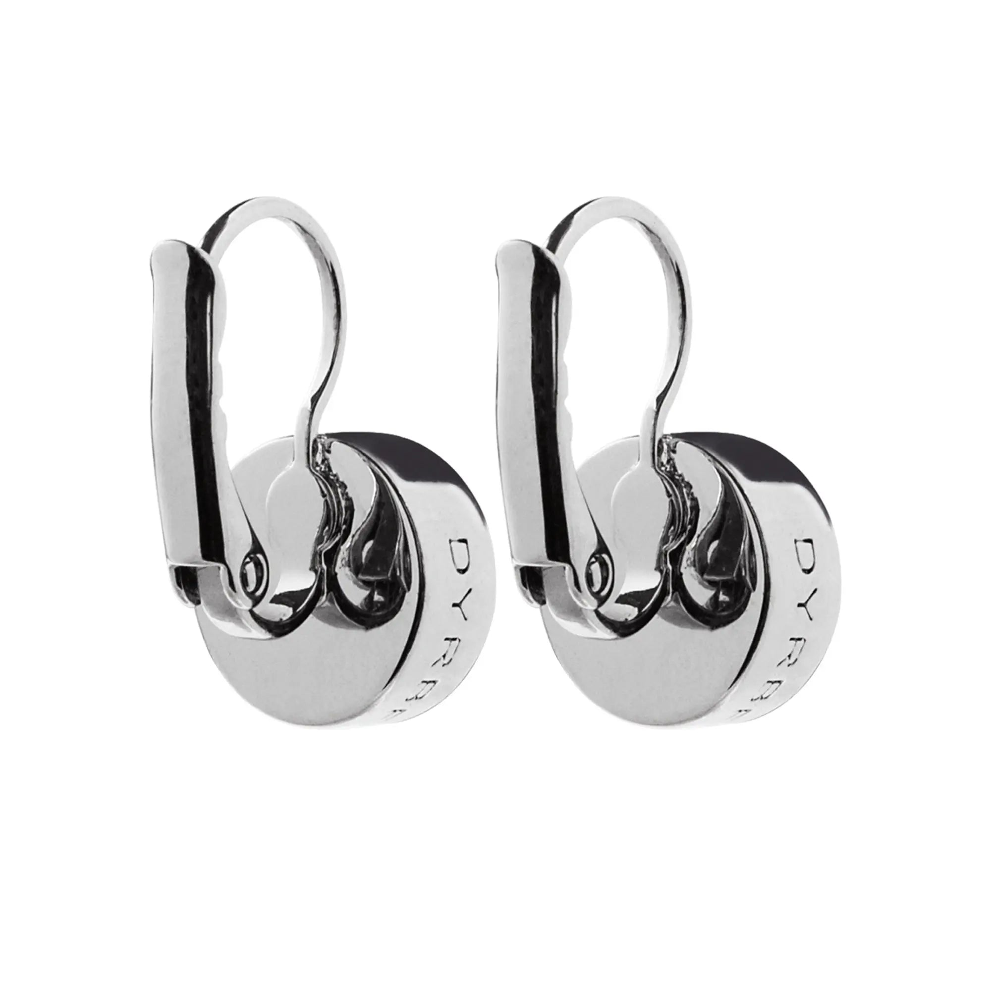 Louise Shiny Silver Earrings - Vintage Rose - Dyrberg/Kern NZ