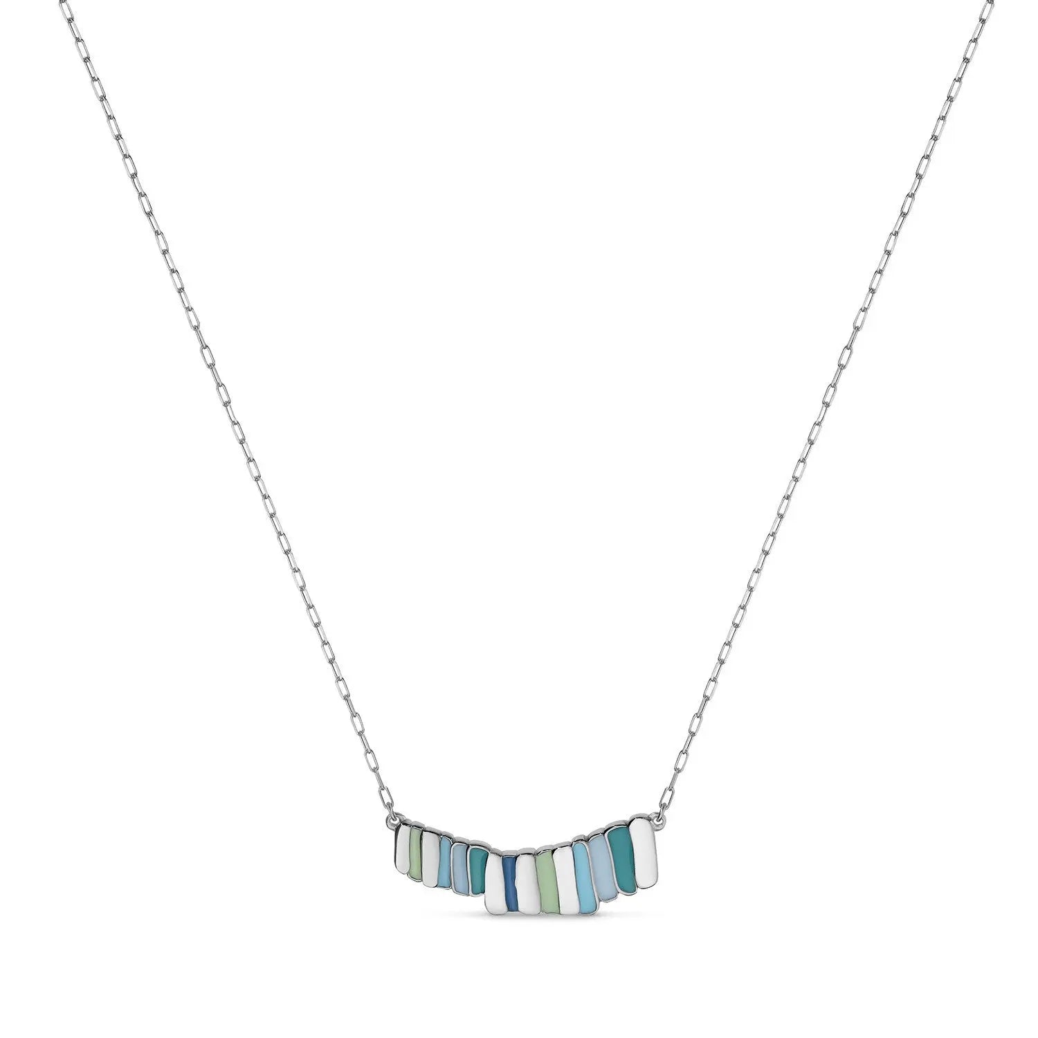 Palette Silver Necklace Large - Dyrberg/Kern NZ