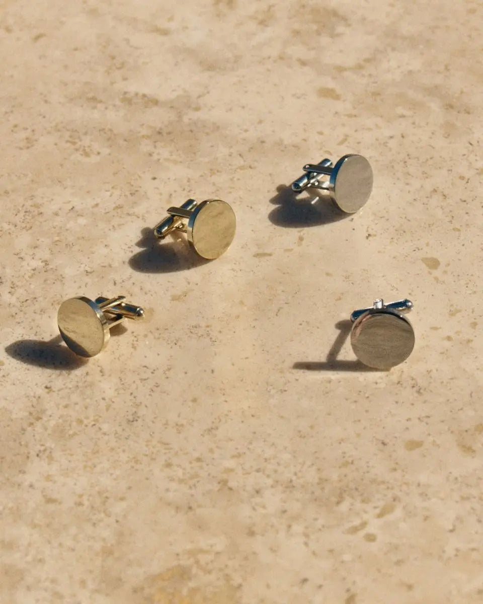 Cufflink Round Gold Edblad NZ