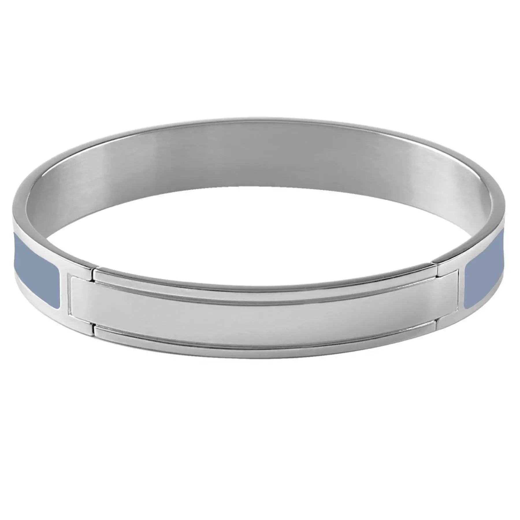 Pennika Shiny Silver Bracelet - Light Blue - Dyrberg/Kern NZ