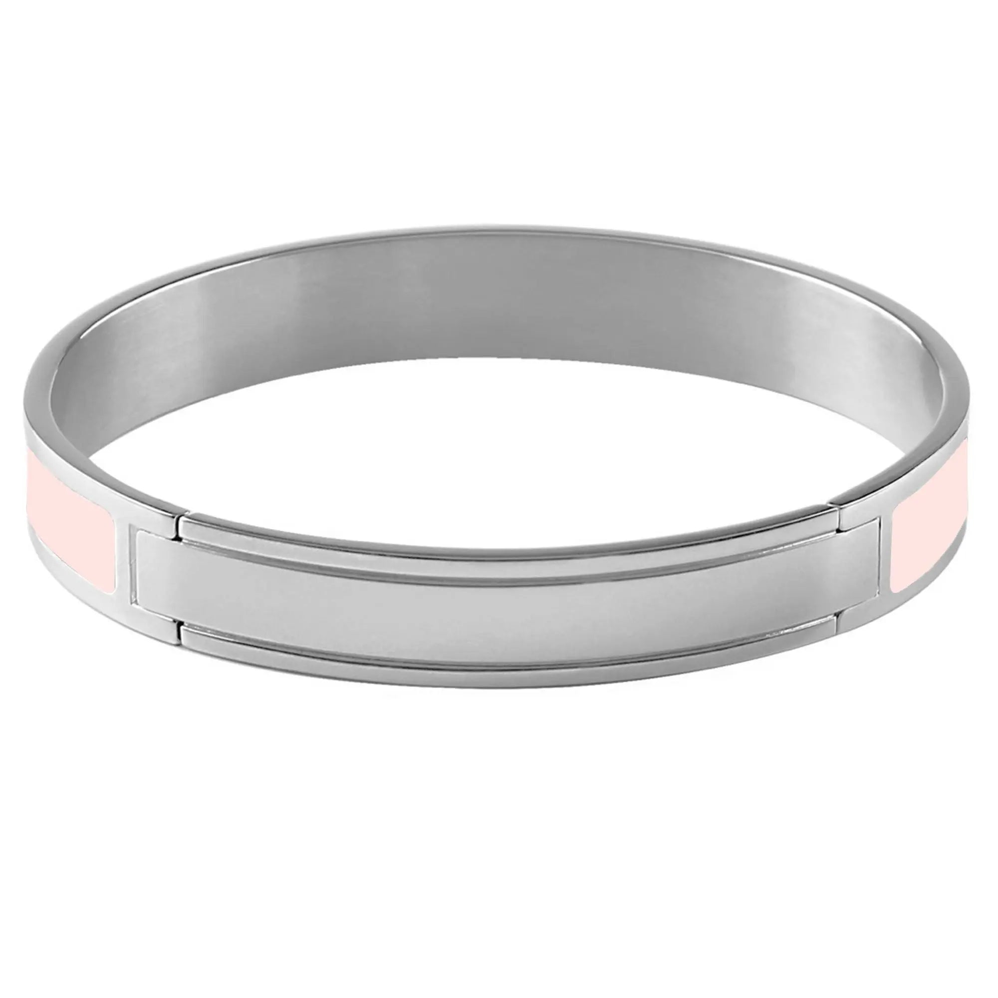 Pennika Shiny Silver Bracelet - Vintage Rose - Dyrberg/Kern NZ