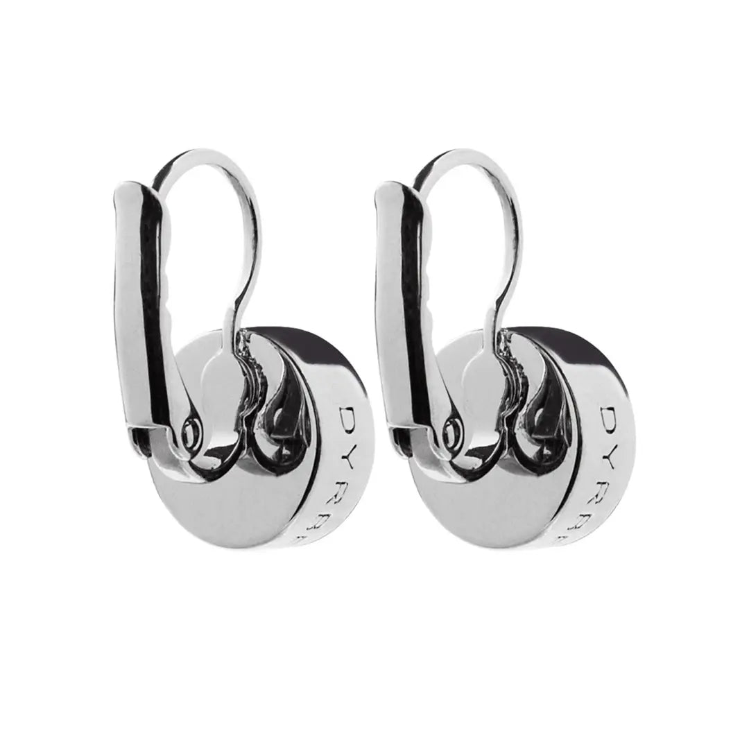 Louise Shiny Silver Earrings - Light Rose - Dyrberg/Kern NZ