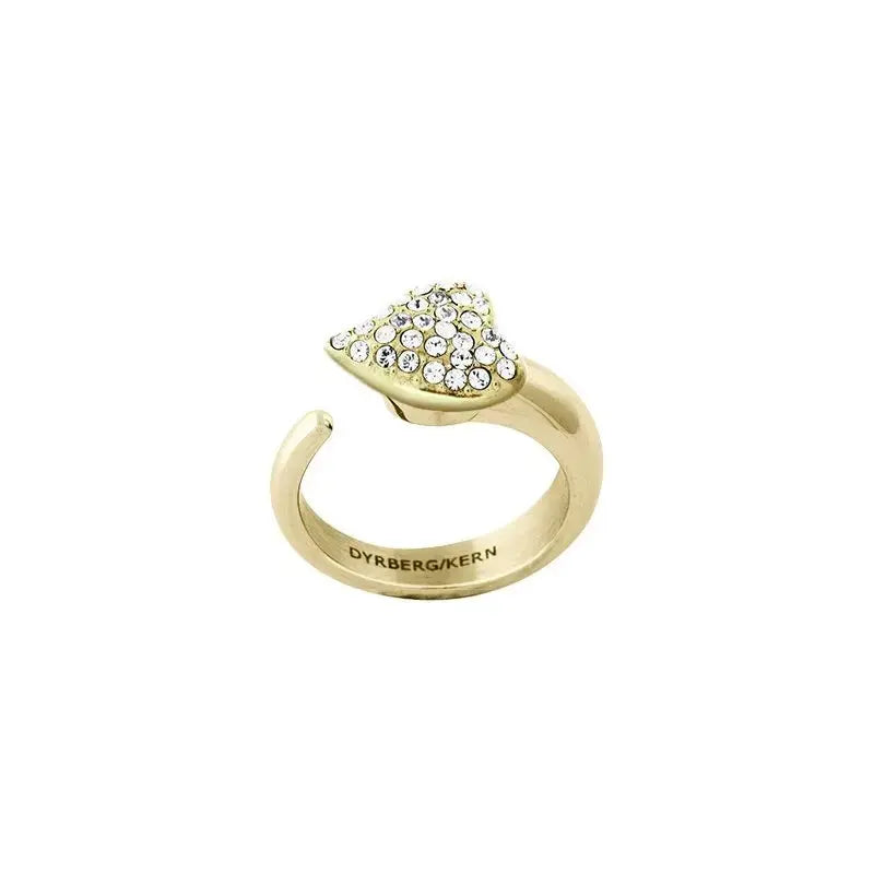 Love Gold Interchangeable Ring Topper - Yellow - Dyrberg/Kern NZ