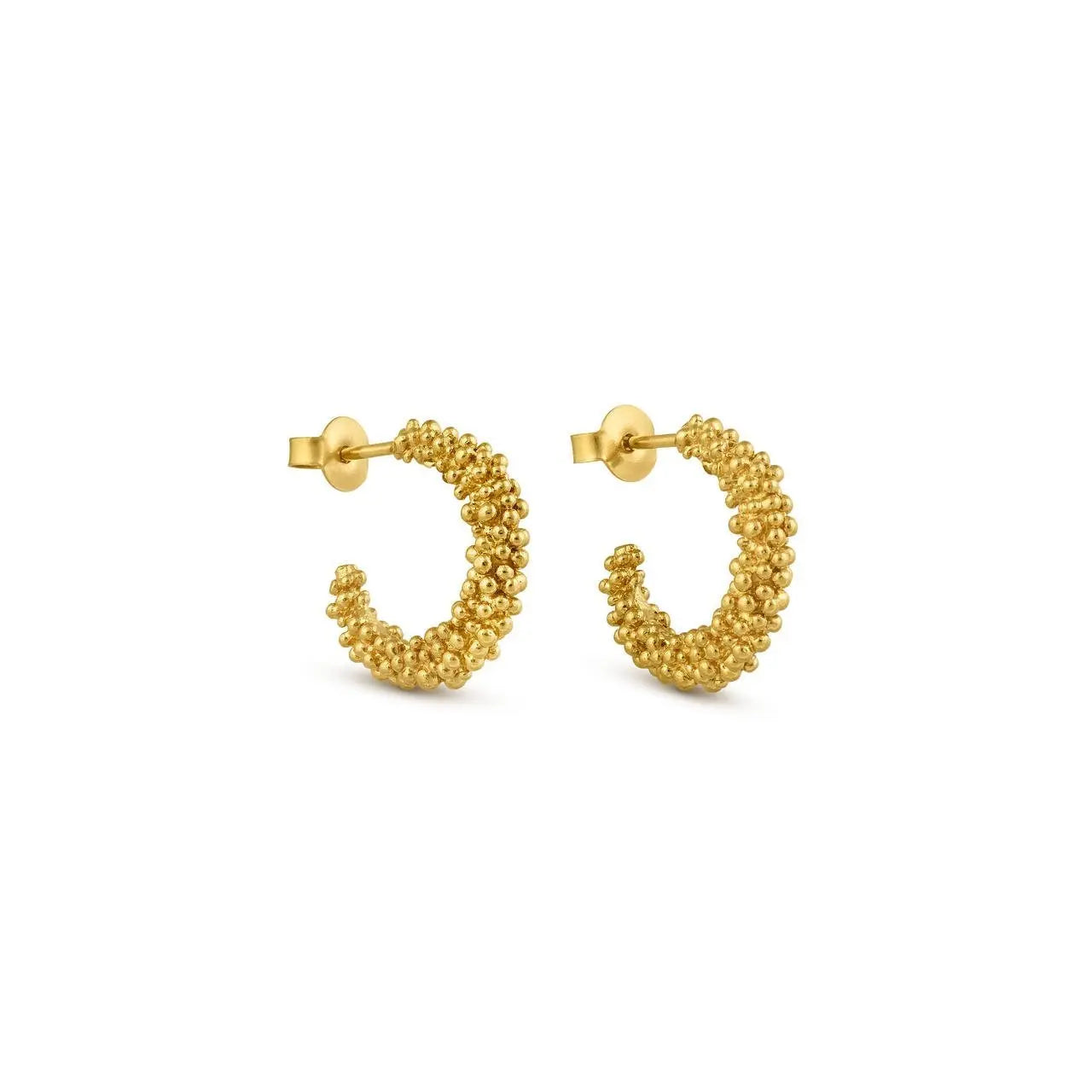 STARDUST MEDIUM GOLD HOOP EARRINGS - Dyrberg/Kern NZ