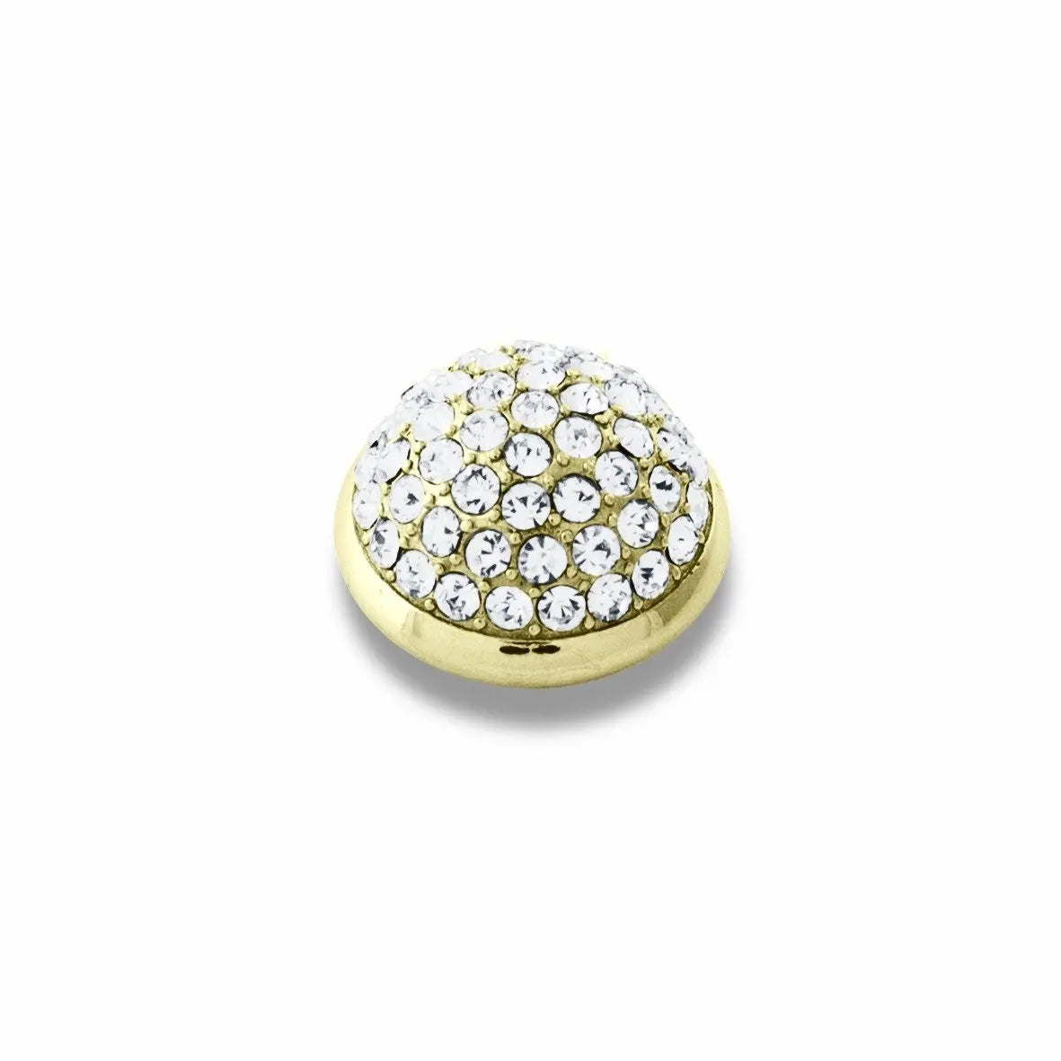 Unity Gold Interchangeable Ring Topper - Crystal - Dyrberg/Kern NZ