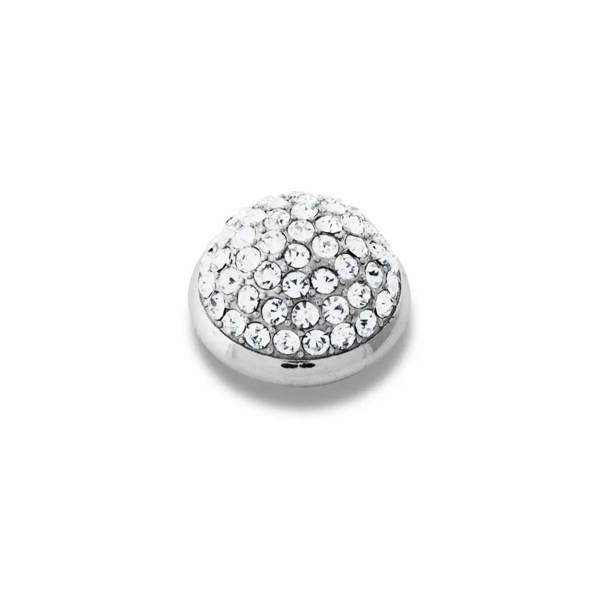 Unity Shiny Silver Interchangeable Ring Topper - Crystal - Dyrberg/Kern NZ