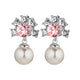 Veronica Silver Earrings – Rose